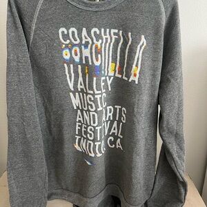 Coachella Alternative Earth Gray Festival Graphic Women's Sweater